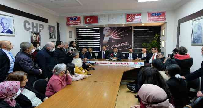 CHP Esnaf Masası 12 vekille Gümüşhane'de