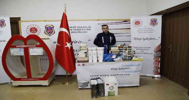 Gümüşhane'de hükümlüler için kitap bağış kampanyası başlatıldı