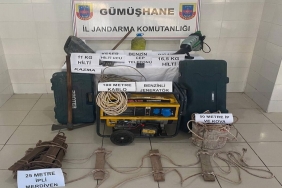 Şiran'da İzinsiz Kazı Yapan 3 Kişi Suçüstü Yakalandı