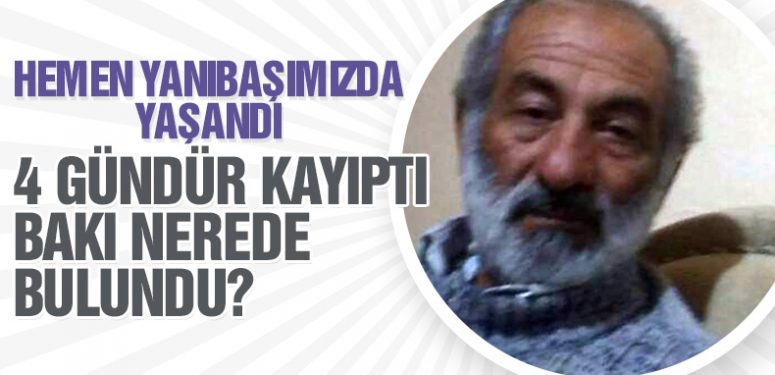4 gündür kayıp adam sulama rögarında ölü bulundu