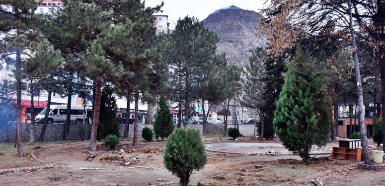 Gümüşhane’de Atatürk Parkı yenileniyor