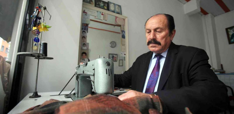 Yarım asırdır terzilik yapıyor