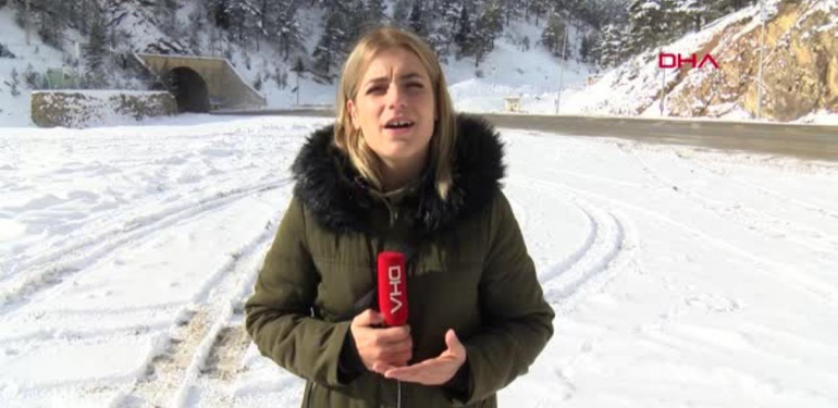 ZİGANA DAĞI’NDA KAR YAĞDI, KARTPOSTALLIK GÖRÜNTÜLER OLUŞTU