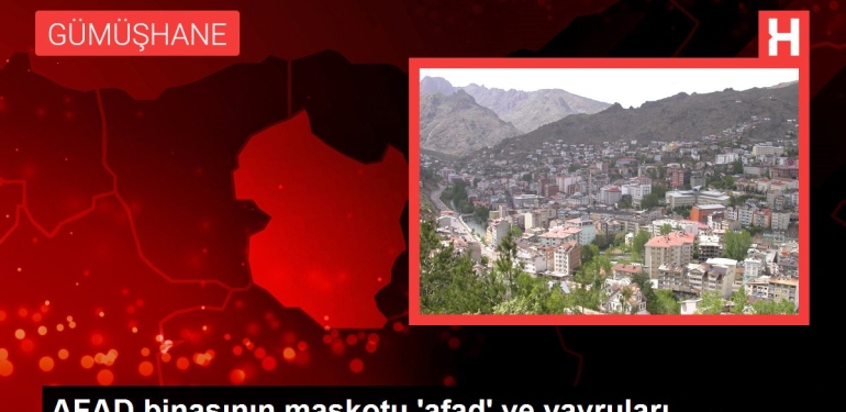 AFAD binasının maskotu ‘afad’ ve yavruları