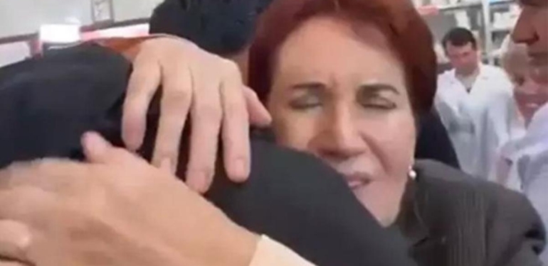 Gökhan Zan’a sarılan Meral Akşener’den duygusal kelamlar: Oğlum sen bizi ayağa kaldırdın