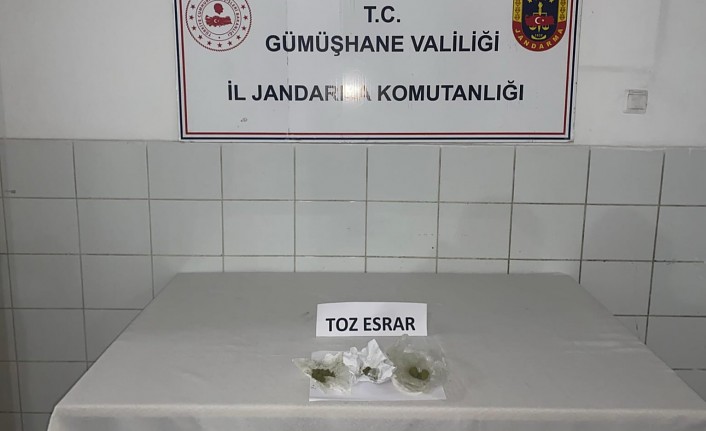 Kelkit’te 20 gram toz esrar ele geçirildi #haberi, #haberleri, #Gümüşhane #haber