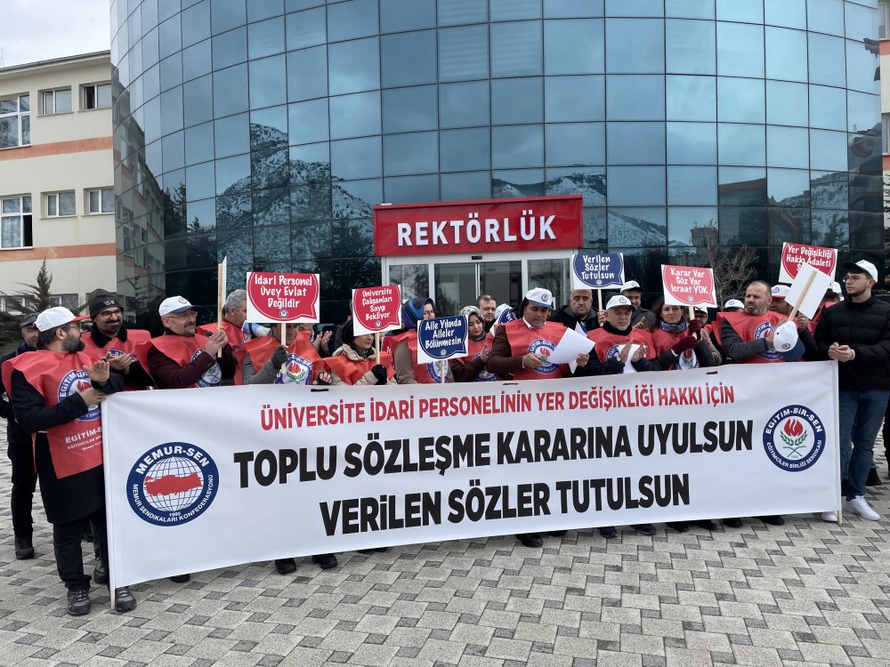 Eğitim-Bir-Sen’den üniversite idari personeli için hak talepleri #haberi, #haberleri, #Gümüşhane #haber