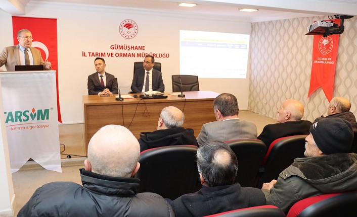 Gümüşhane’de devlet destekli tarım sigortaları anlatıldı #haberi, #haberleri, #Gümüşhane #haber