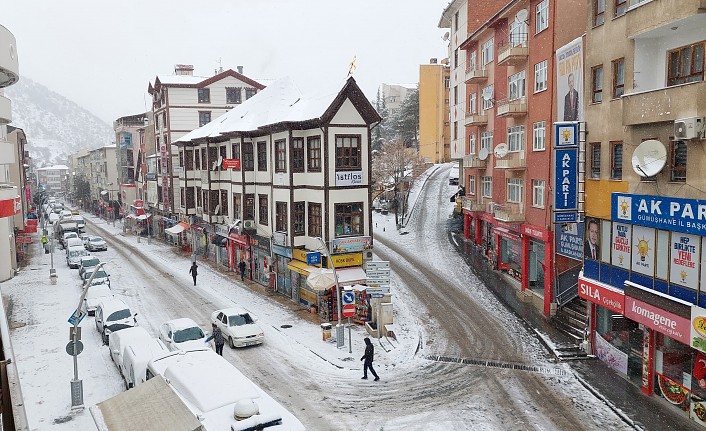 Gümüşhane’de kar yağışı etkili oldu #haberi, #haberleri, #Gümüşhane #haber