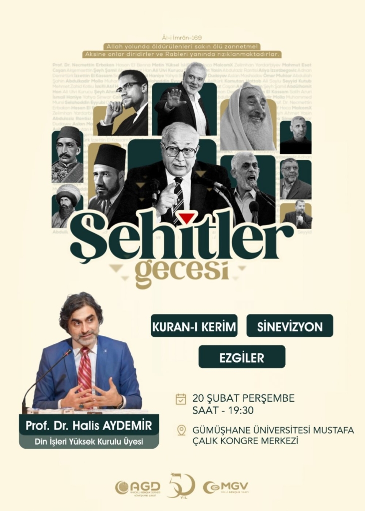 Prof. Dr. Halis Aydemir Gümüşhane’ye geliyor #haberi, #haberleri, #Gümüşhane #haber