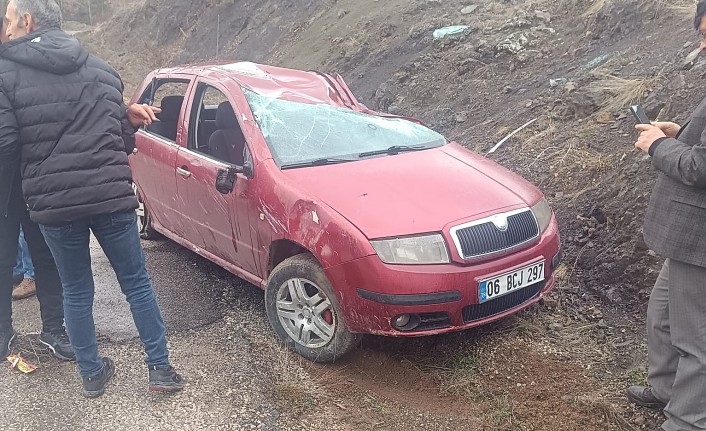 Gümüşhane'de uçuruma yuvarlanan araçtaki yaşlı kadın öldü