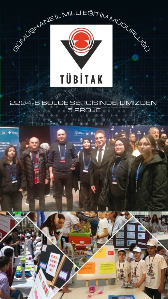 Gümüşhane'den TÜBİTAK 2204-B Proje Yarışmasında büyük başarı #haberi, #haberleri, #Gümüşhane #haber