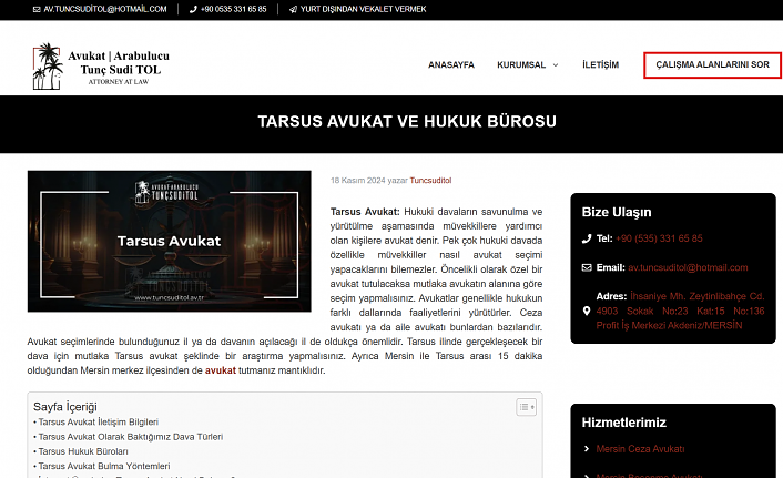 Tarsus Avukat #haberi, #haberleri, #Gümüşhane #haber