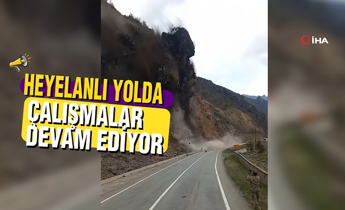 Gümüşhane’deki heyelanda vatandaşın ihbarı olası faciayı engellemiş #haberi, #haberleri, #Gümüşhane #haber