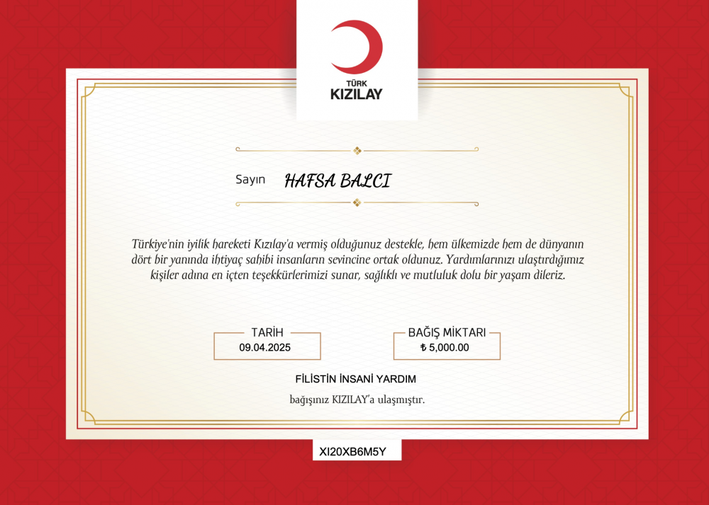 Ödülünü Filistin’e bağışladı #haberi, #haberleri, #Gümüşhane #haber