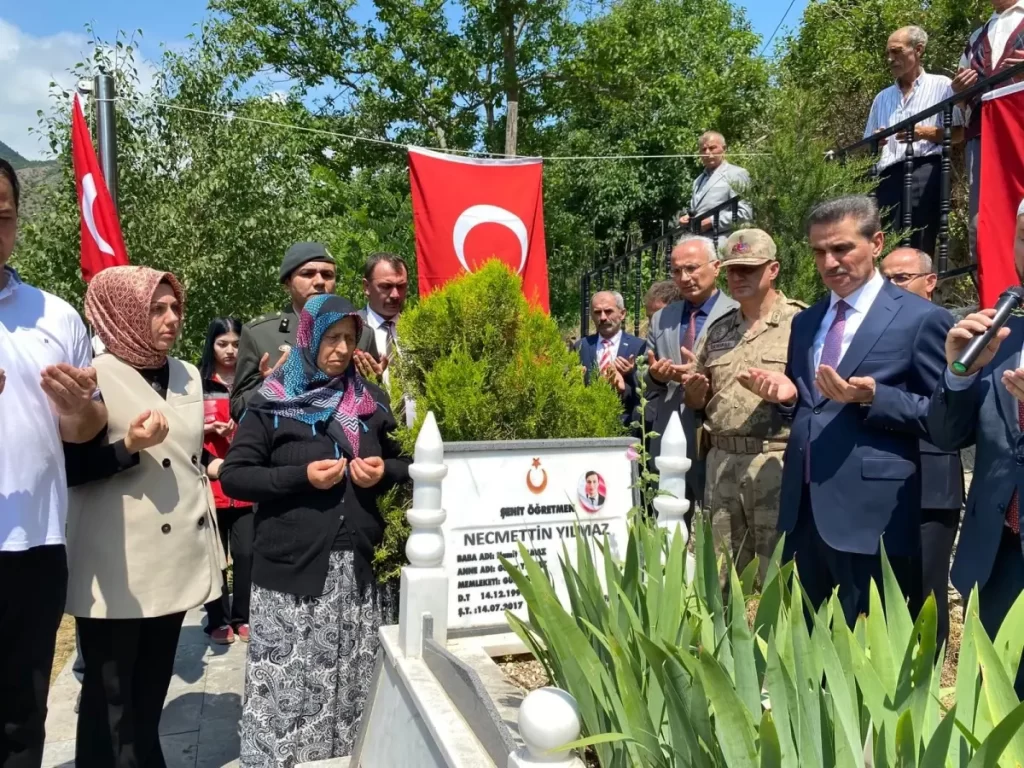 Gümüşhane'de Şehit Öğretmen Necmettin Yılmaz Anıldı