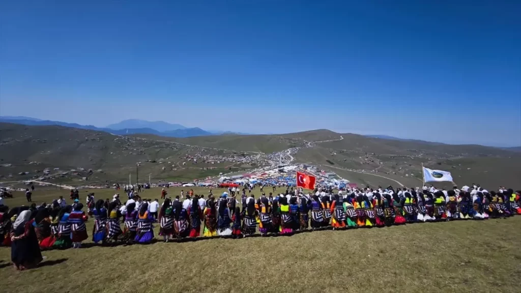 Gümüşhane'nin 1800 rakımlı yaylasında 