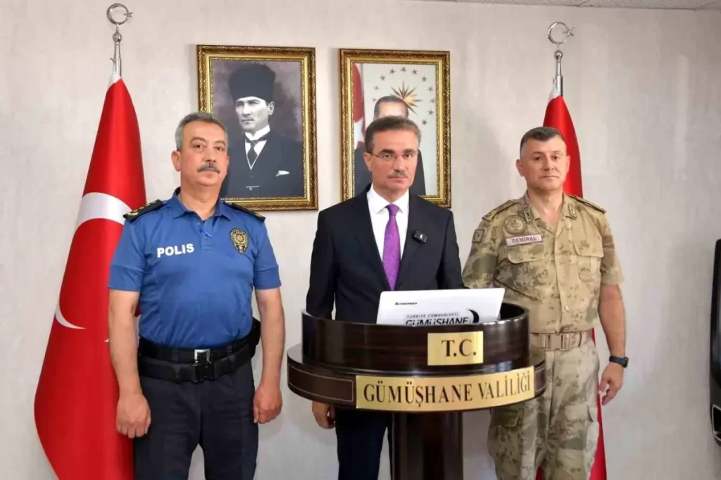 Vali Aydın Baruş, Gümüşhane'deki asayiş verilerini paylaştı