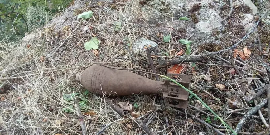 Gümüşhane'de 1. Dünya Savaşı'ndan Kalma Patlamamış Havan Mermisi Bulundu