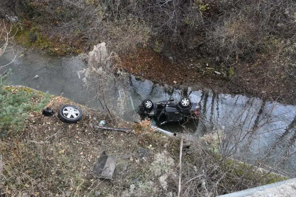 Gümüşhane'de Otomobilin Harşit Çayı'na Devrilmesi Sonucu 1 Kişi Hayatını Kaybetti