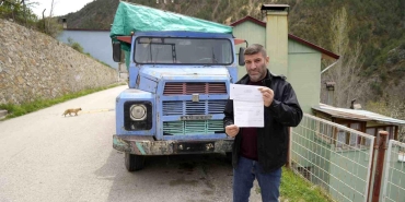 Odunluk olarak kullanılan kamyona kesilen köprü cezası Bakan Uraloğlu'nun talimatıyla iptal edildi