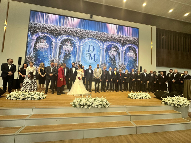 Ankara'da siyaset, yargı ve iş dünyasının önemli isimlerini buluşturan düğün