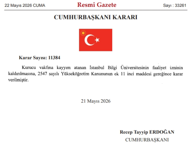 Bilgi Üniversitesi kapatıldı mı, İstanbul Bilgi Üniversitesi neden kapatıldı?