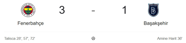 Fenerbahçe Başakşehir maç özeti ve golleri! (ÖZET) Fenerbahçe Başakşehir kaç kaç bitti, golleri kim attı?