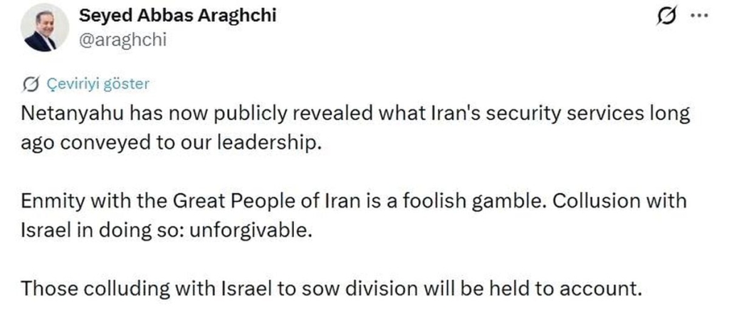 İran'dan Netanyahu'nun gizli BAE ziyaretine sert tepki: 