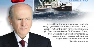 MHP Lideri Bahçeli'den 19 Mayıs Mesajı