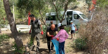 Marmaris'te 'Orman Benim' Projesiyle Yangın Öncesi Çevre Temizliği