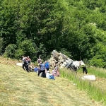 Gümüşhane'de beton mikseri 150 metrelik dik yamaçtan yuvarlandı: 2 ölü, 1 yaralı
