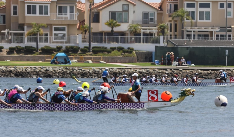 Albüm: ABD'de düzenlenen Long Beach Ejderha Teknesi Festivali'nden renkli görüntüler