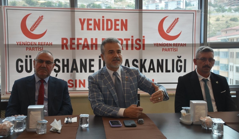 Yeniden Refah Partisi Genel Başkan Yardımcısı Kılıç, Gümüşhane'de ziyaretlerde bulundu