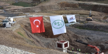 Gümüşhane'deki Çamur Barajı su tutmaya başladı