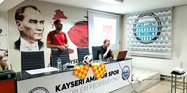Kayseri'de Süper Amatör ve 1. Amatör küme temsilcilerine oyun kuralları anlatıldı