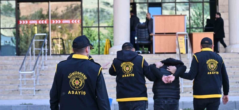 Gümüşhane'de aynı apartmanda iki evden altın ve para hırsızlığı şüphelisi yakalandı