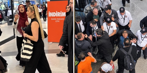 İstanbul'da alışveriş merkezi karıştı! İsrail vatandaşı olan kadın protesto edildi